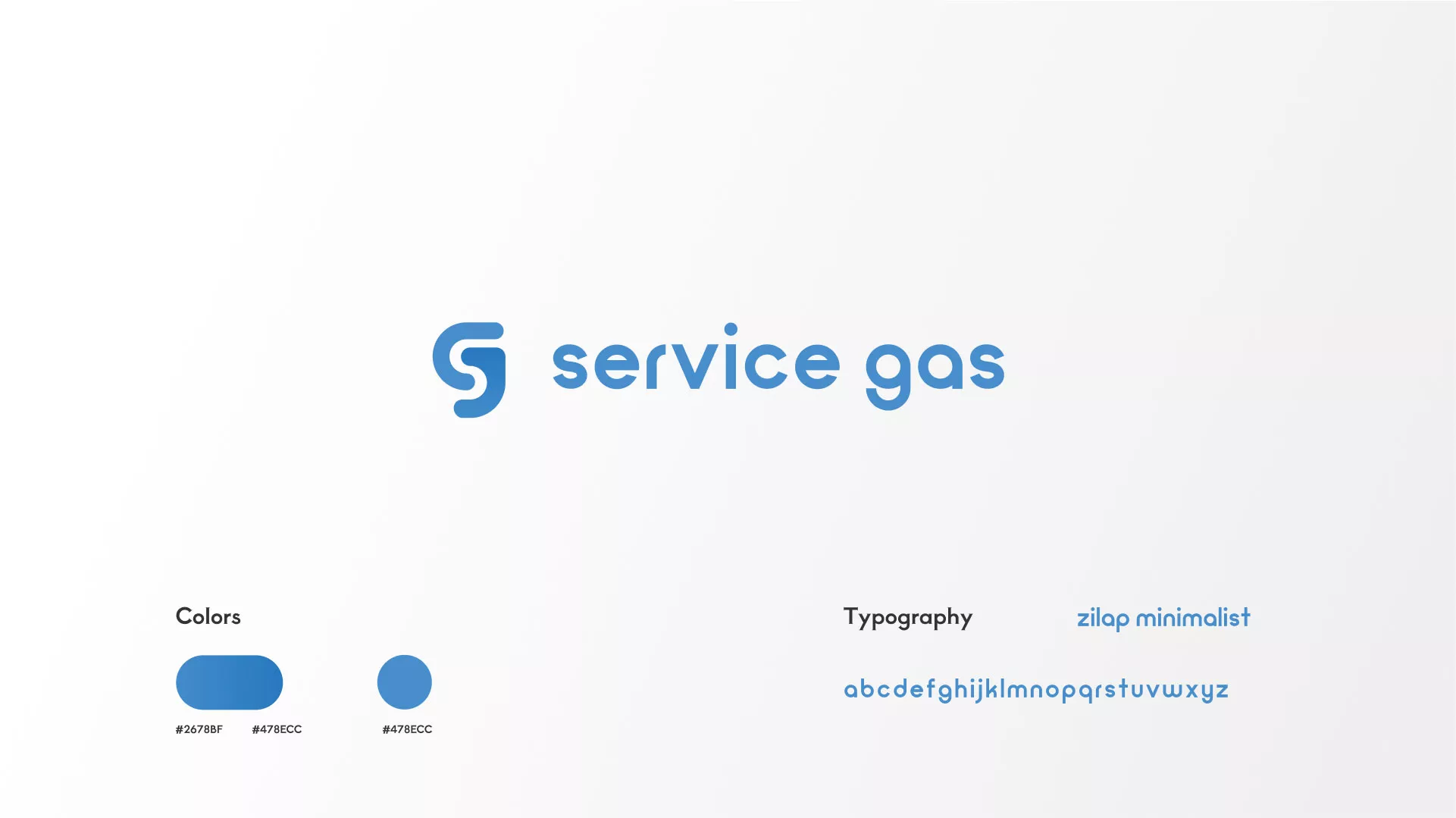 Разработка логотипа газовой компании «Сервис газ» в Жукове