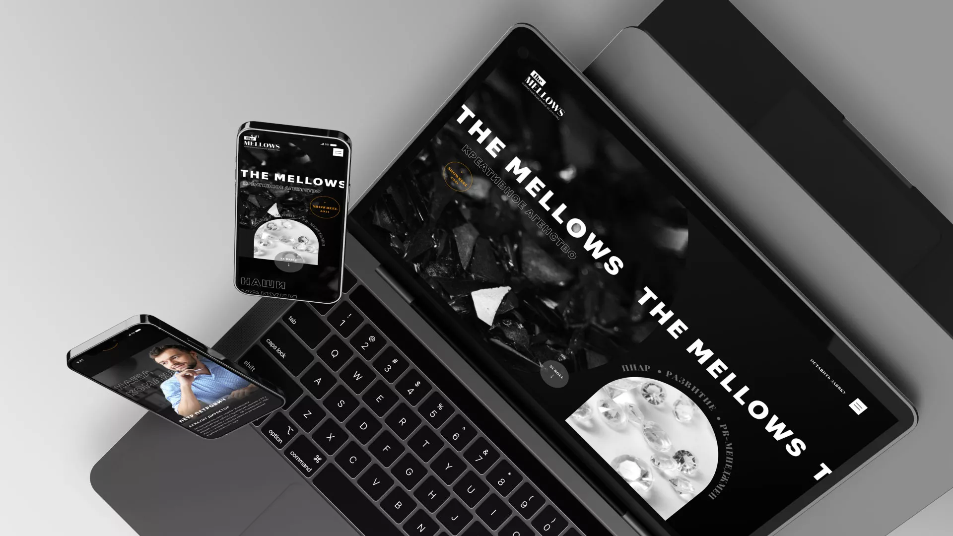 Разработка сайта креативного агентства «The Mellows» в Жукове